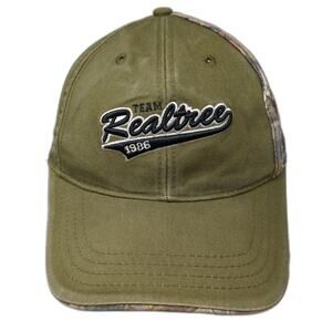 Paramount Outdoors Team Realtree Baseball Cap Green One Size Camo Logo Hat